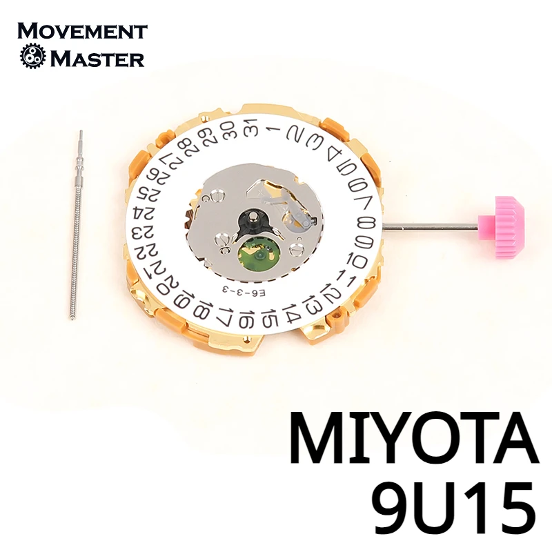 

Japan Original MIYOTA 9U15 Movement Date At 3/6 Brand New Quartz Movement Watch Repair Movement Replacement Parts