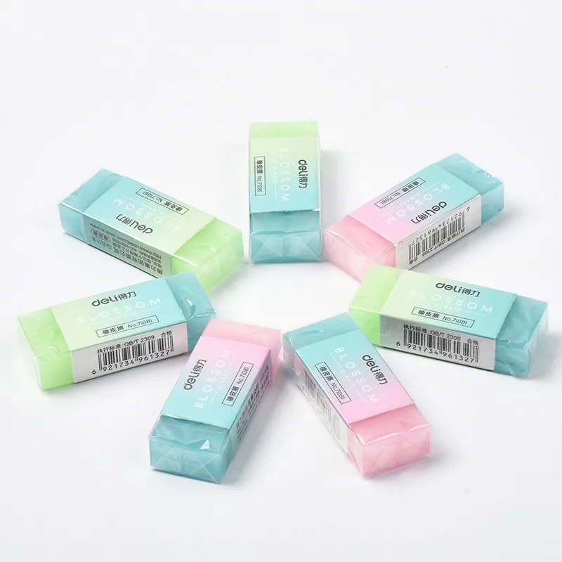 

5PC Jelly translucent eraser art drawing examination sketch student stationery