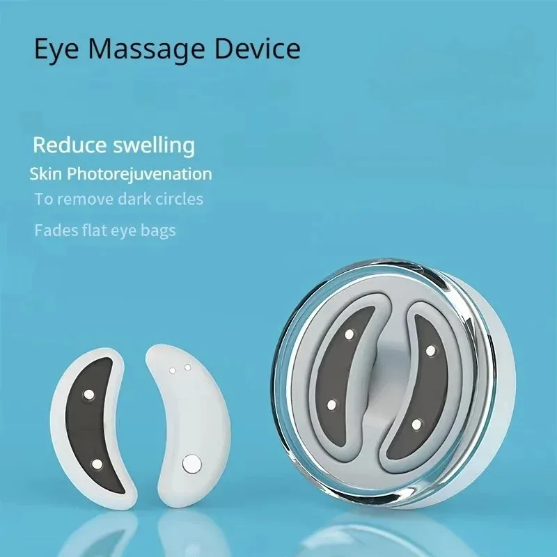 EMS Micro-current Led Red Light Eye Care Massage With Gel Patch For Treatment Under Eye Wrinkle Improvement Dark Circles Removal