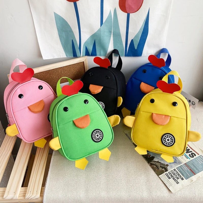 Girls Boys Cute Backpack 2022 New Popular Duck Children Kindergarten Baby Backpack