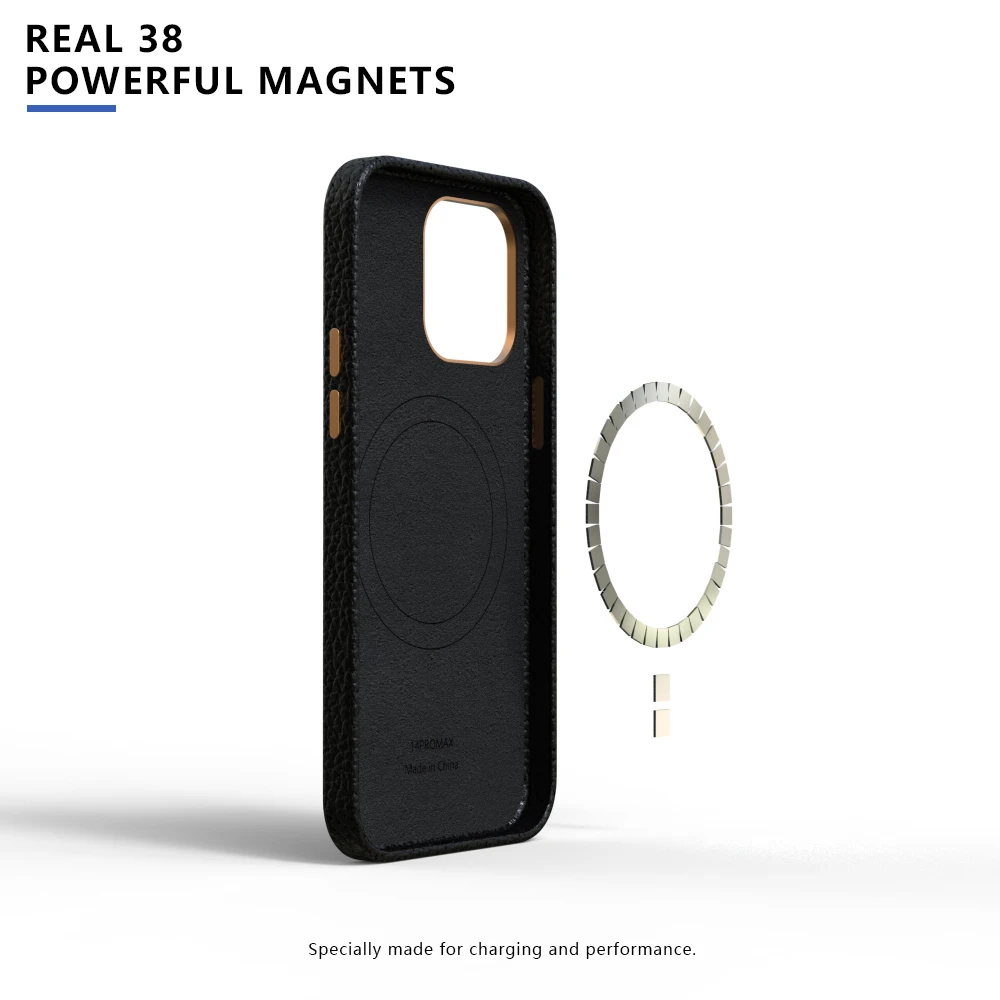 sem fio, caixa magnética para Apple iPhone 14, 13, 12 Pro Max