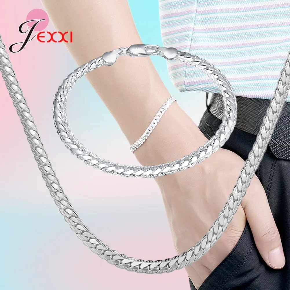 Anniversary Wedding Engagement Present Chain Necklace Bracelet Top Sale