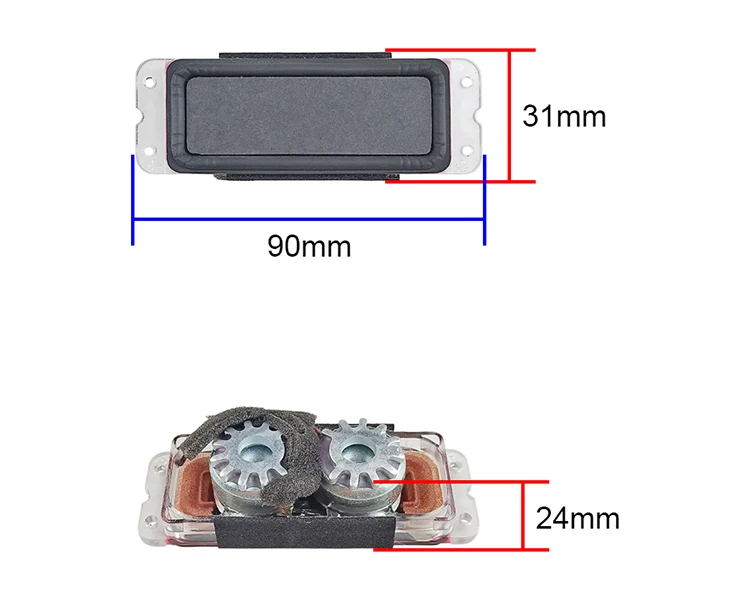 GHXAMP Honeycomb Flat Diaphragm 6ohm 20W Full Range Speaker For Harman Kardon Crystal Series 1Pairs