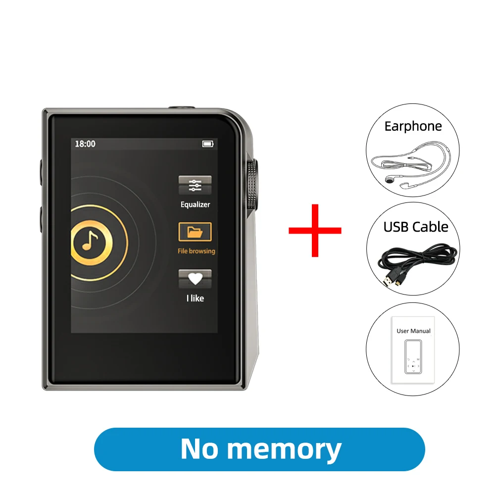 HiFi Bluetooth Music MP3 Player Portable Hi-Res Digital Audio DSD256 Lossless Metal Walkman EQ Equalizer Ebook A58 mp3 mp4 player