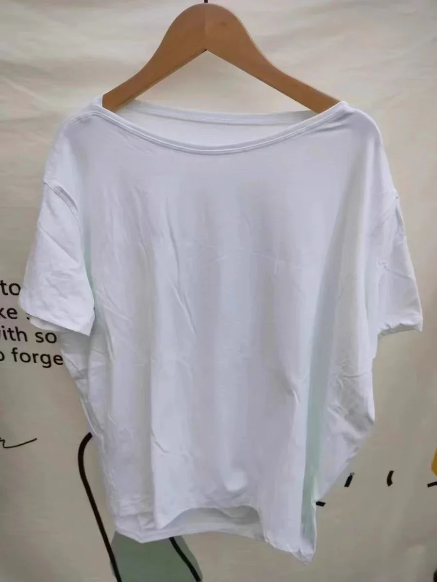 Lemon Women Back in Action Short Sleeve Top T-shirt Yoga Gym Sport Crop Top Sportswear Breathable Leisure Outdoor Jogging Blouse