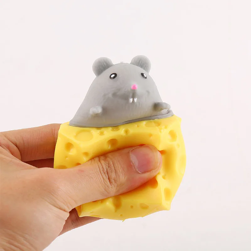 Jouets à presser Mouse in Cheese pour enfants, anti-souligné, TDAH, cadeaux  drôles - AliExpress