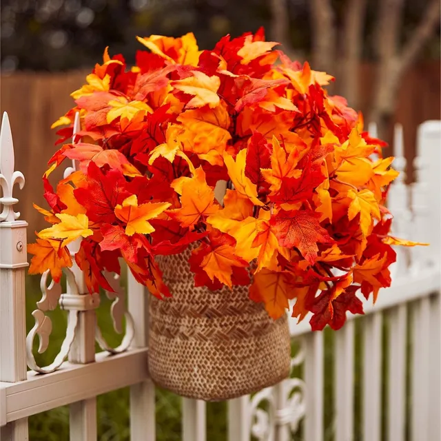 Artificial Maple Leaf Fall Branches 1