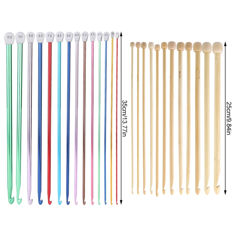 Crochet Hooks 2.5mm-11mm Tunisian Afghan For Knitting