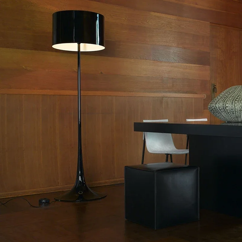 

Floor lamp LED living room designer restaurant bar bedroom decoration white black minimalist mushroom floor lights