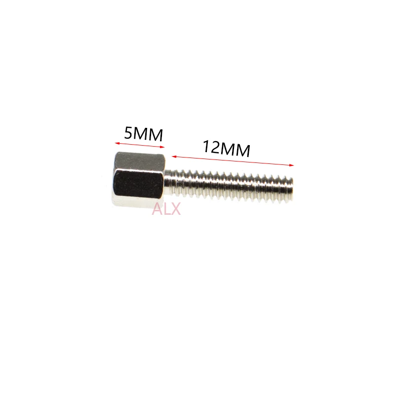 Generico 2 Vis + écrou 5 X 7 Mm Pour D Sub VGA DB9 DB15 DB25 RS232 Connecteur Sous-D Ordinateur