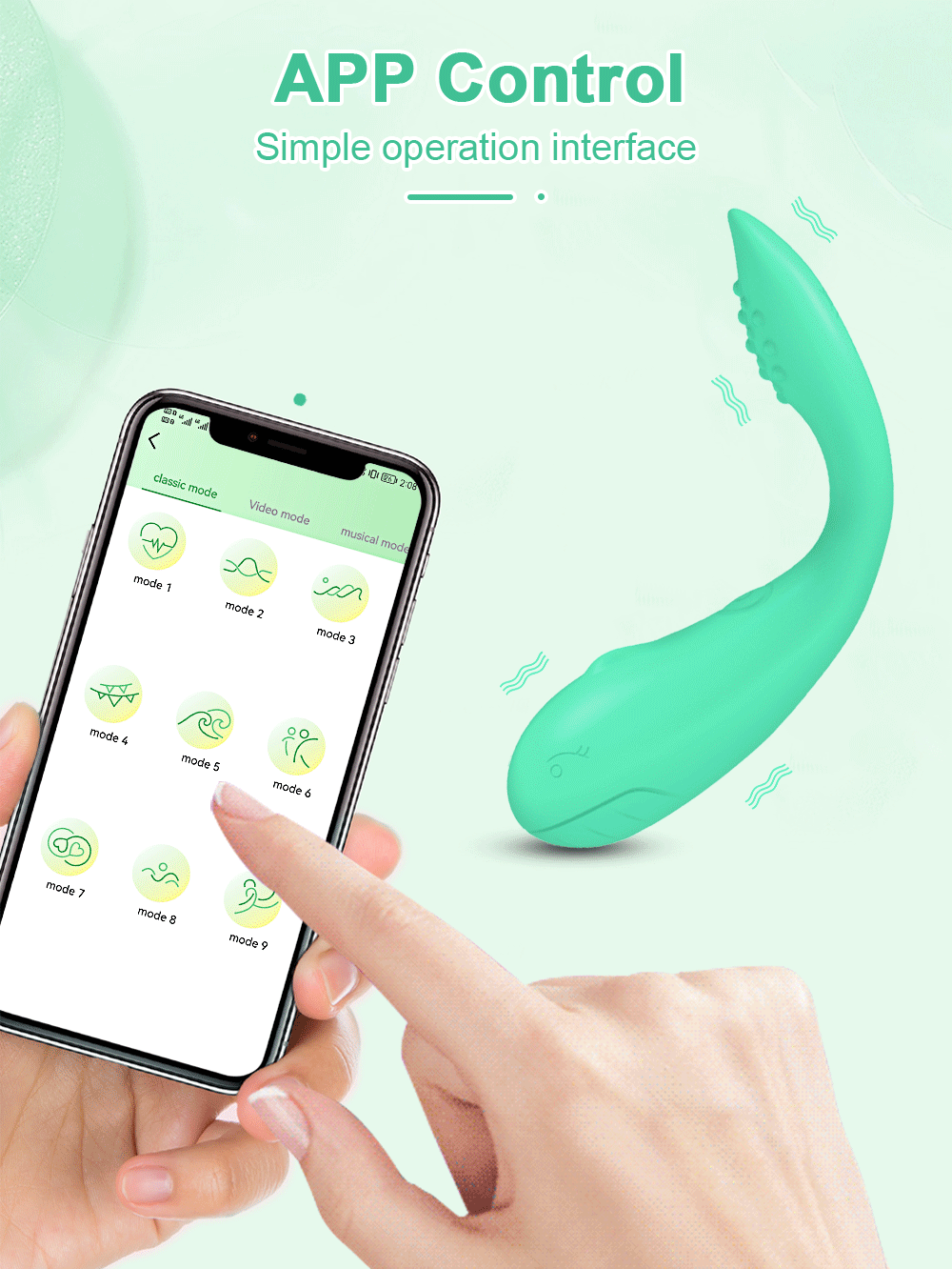 Bluetooth APP 2 Motors G Spot Vibrator for Women Dildo Clitoris Stimulator Vagina Vibrating Love Egg Panties Sex Toys for Adults