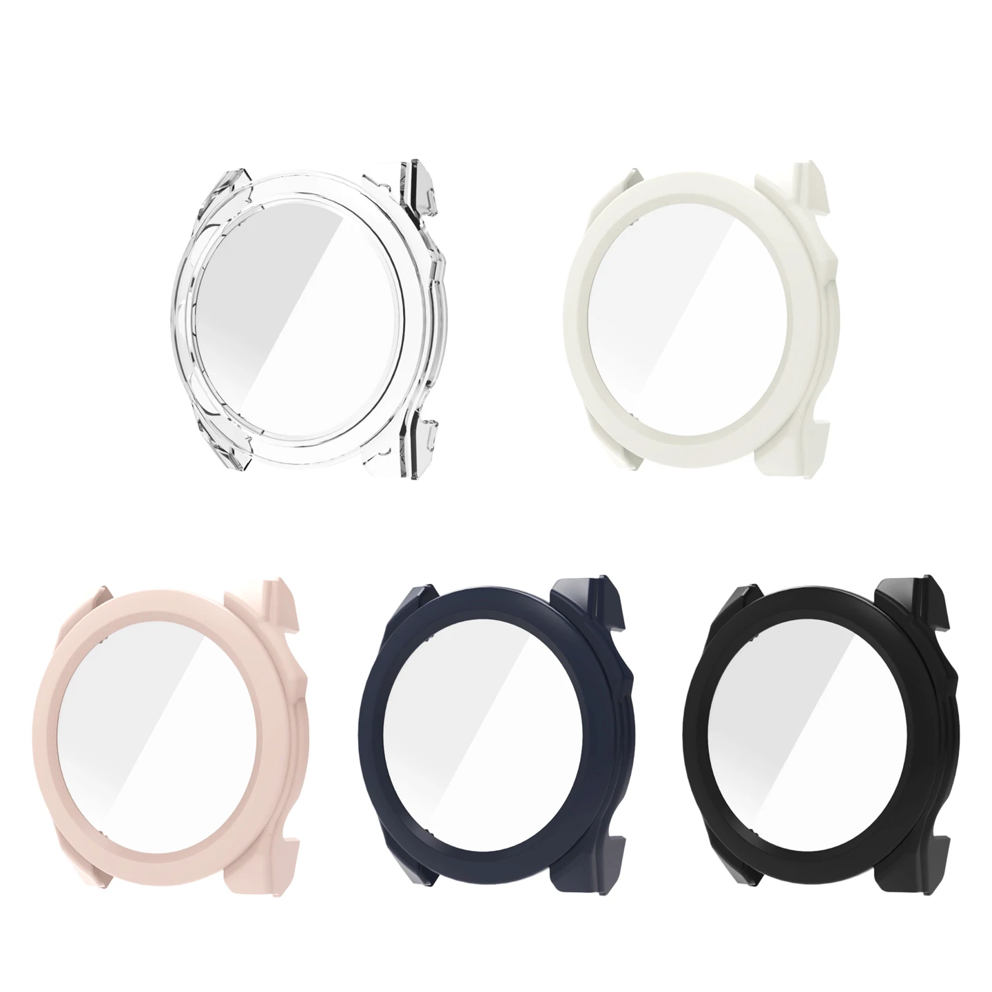 Tempered Glass Protective Cover for Smartwatch - Durable Screen Protector and Case