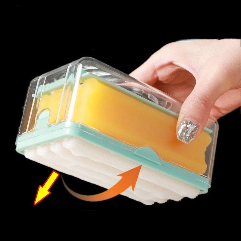 다기능 세탁 비누 상자, 손 마찰 없음, 거품 비누 상자, 화장실 비누 상자, 가정용 보관함, 배수 선반 비누 홀더 