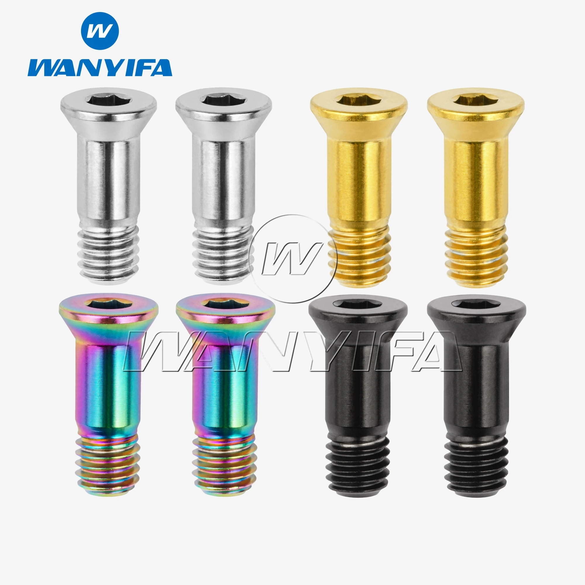 Wanyifa-perno De Titanio M4/M5/M6x10 12 15 20 25 30 35mm, Tornillo De