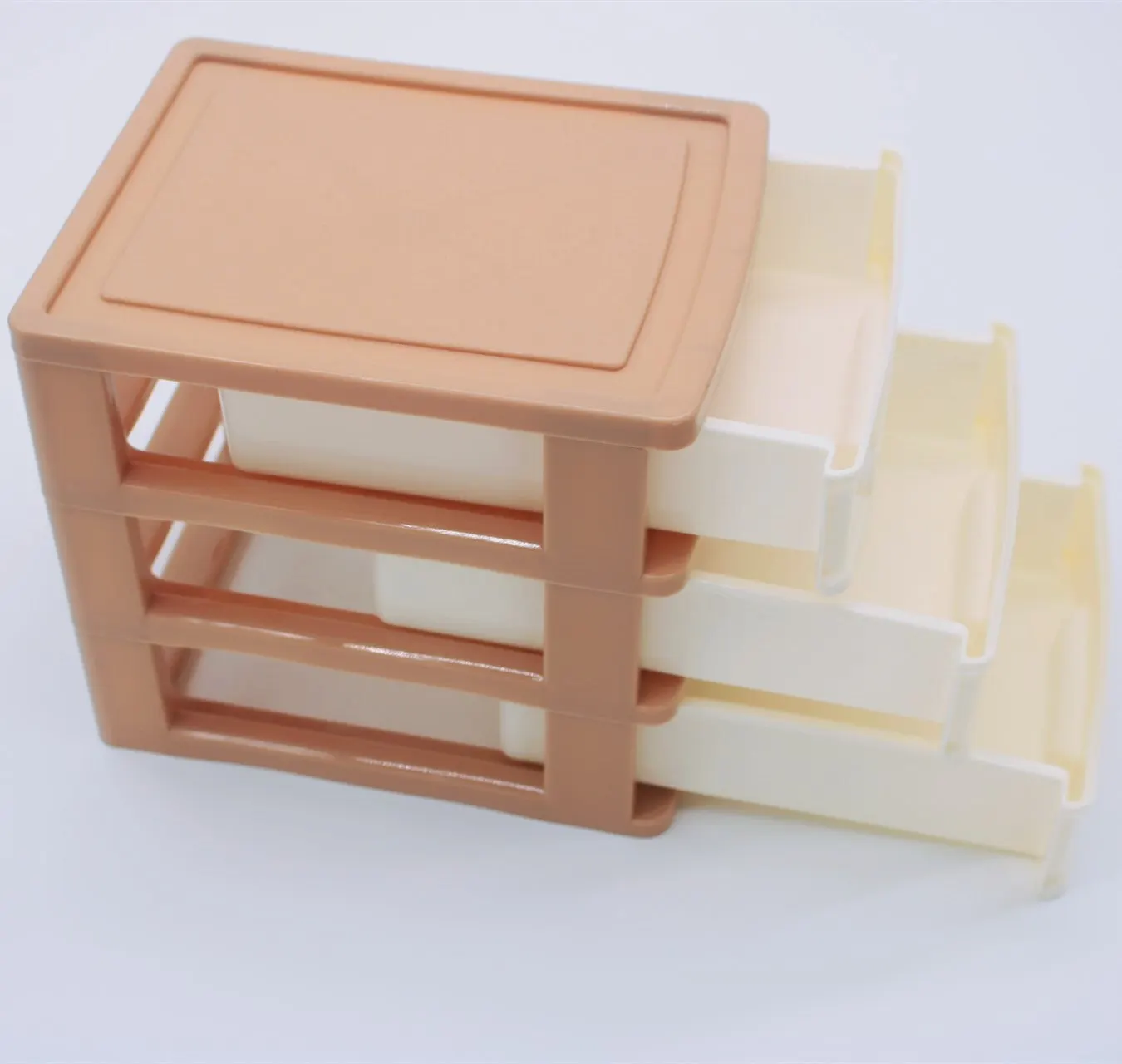 Desktop storage cabinet for office stationery and small miscellaneous items