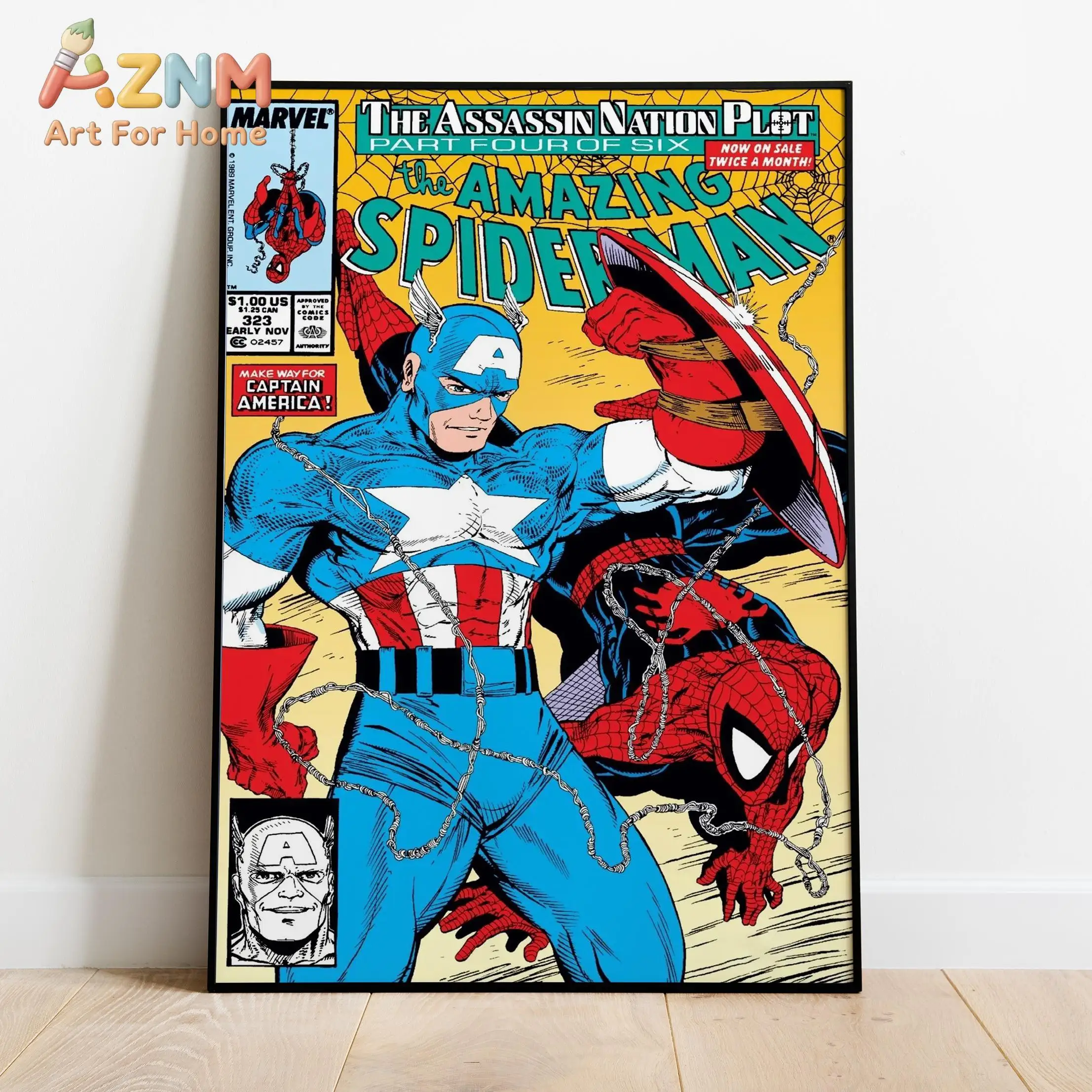 Spider-Man Comic Book Covers Poster Wall Art 3