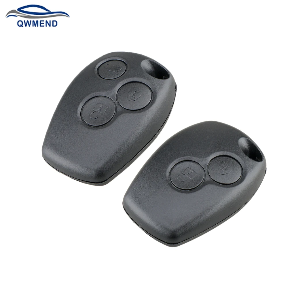 

QWMEND 2/3 кнопочный корпус дистанционного ключа для Renault Dacia Modus Clio 3 корпус ключа для автомобильного ключа ФОБ без лезвия