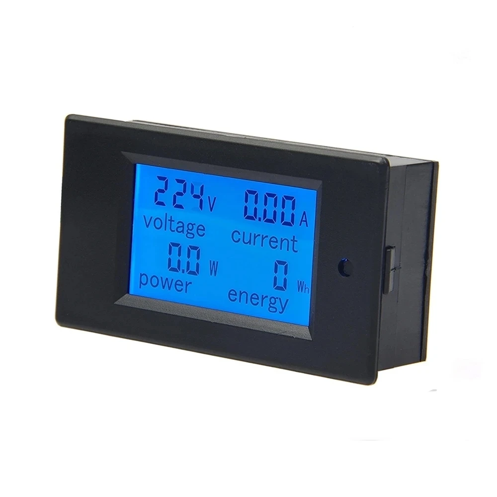 Pzem021 Ac Single Phase Digital Lcd Ammeter Voltmeter 80260v 20a 4in1