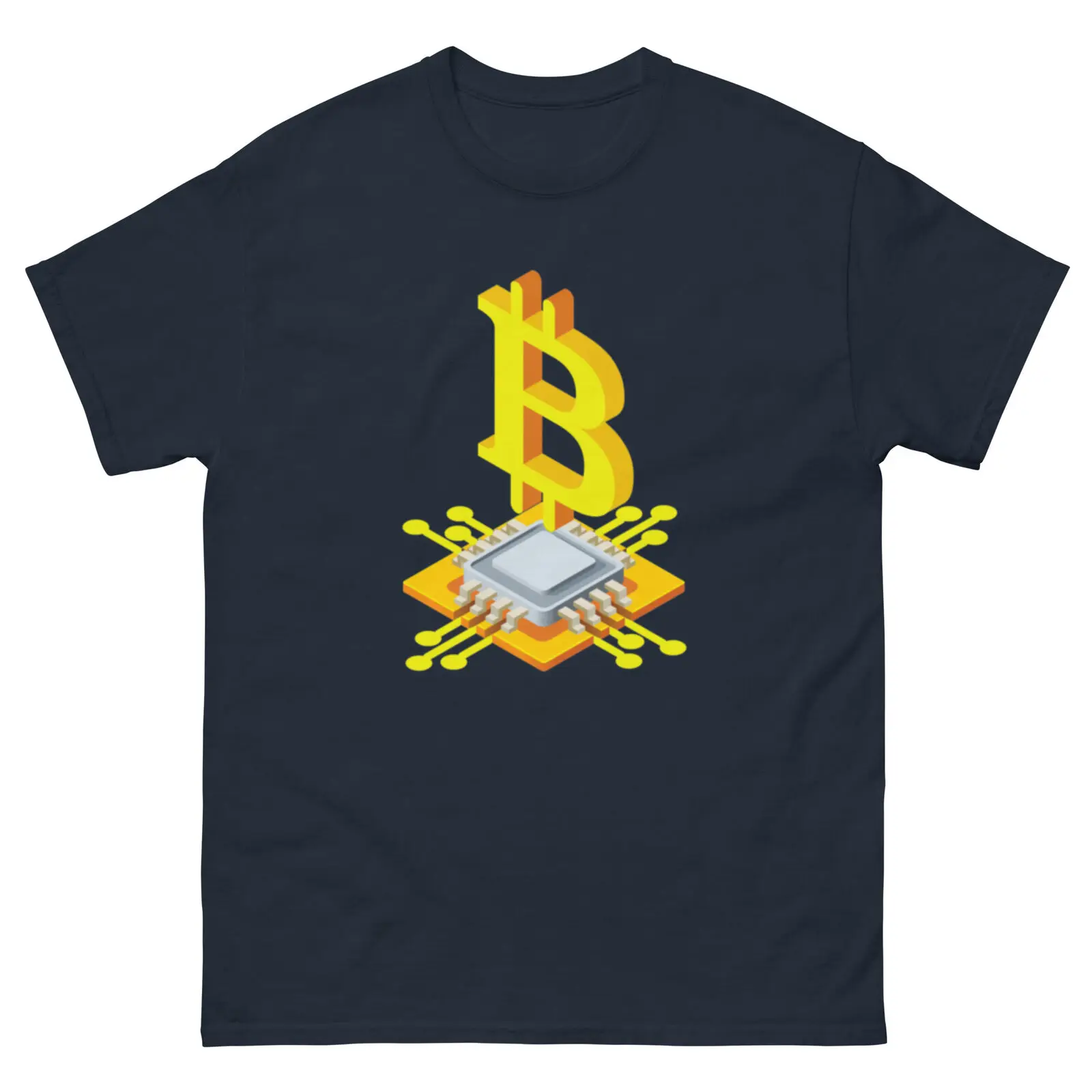

Разблокируйте будущее с футболкой с банком биткоинов!