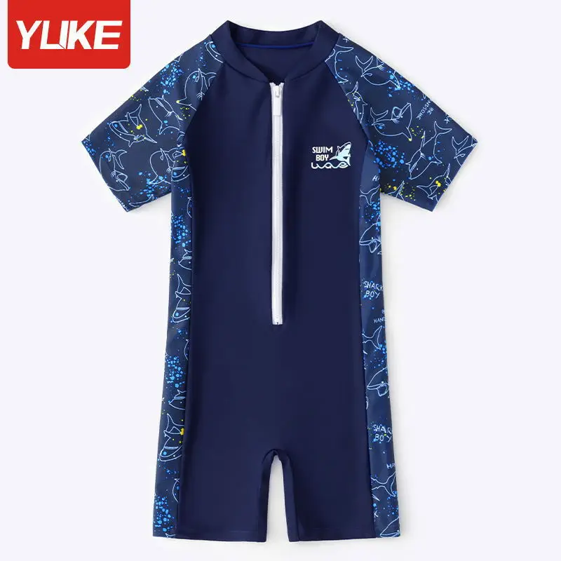 Children's Swimsuit Boys' Split Body Middle-aged Young Boys' and Babies' Sunscreen Swimming Suit One Piece one piece swimsuit children swimsuit children swimsuits