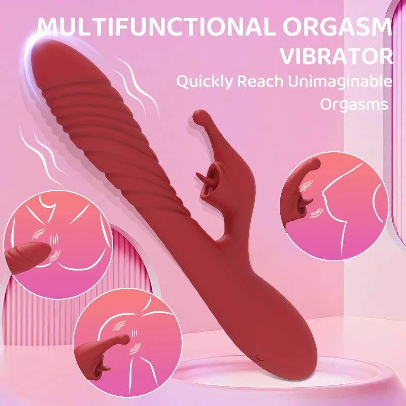 Kaninchen Vibrator Nippel Klitoris G-punkt Dildo Erwachsene