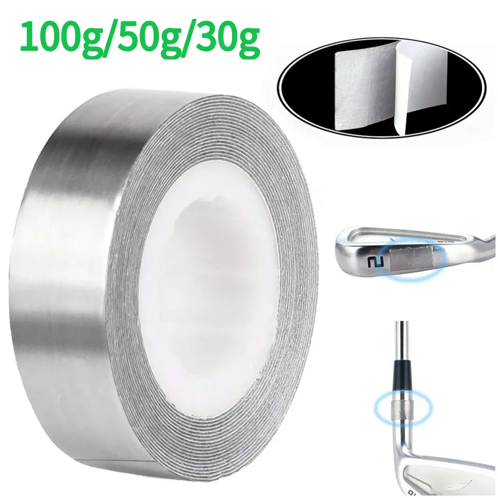 10 Pezzi Nastro Adesivo Al Piombo Per Racchette E Mazze – 5x1x0,2 Cm, Rivestito, Alta Adesione, Per Bilanciare Swing, Golf, Tennis, Paddle