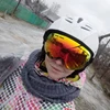 LOCLE Double Layers Ski Goggles Anti-fog UV400 Spherical Ski Glasses Skiing Snow Snowboard Goggles Ski Eyewear Brightening Lens 3