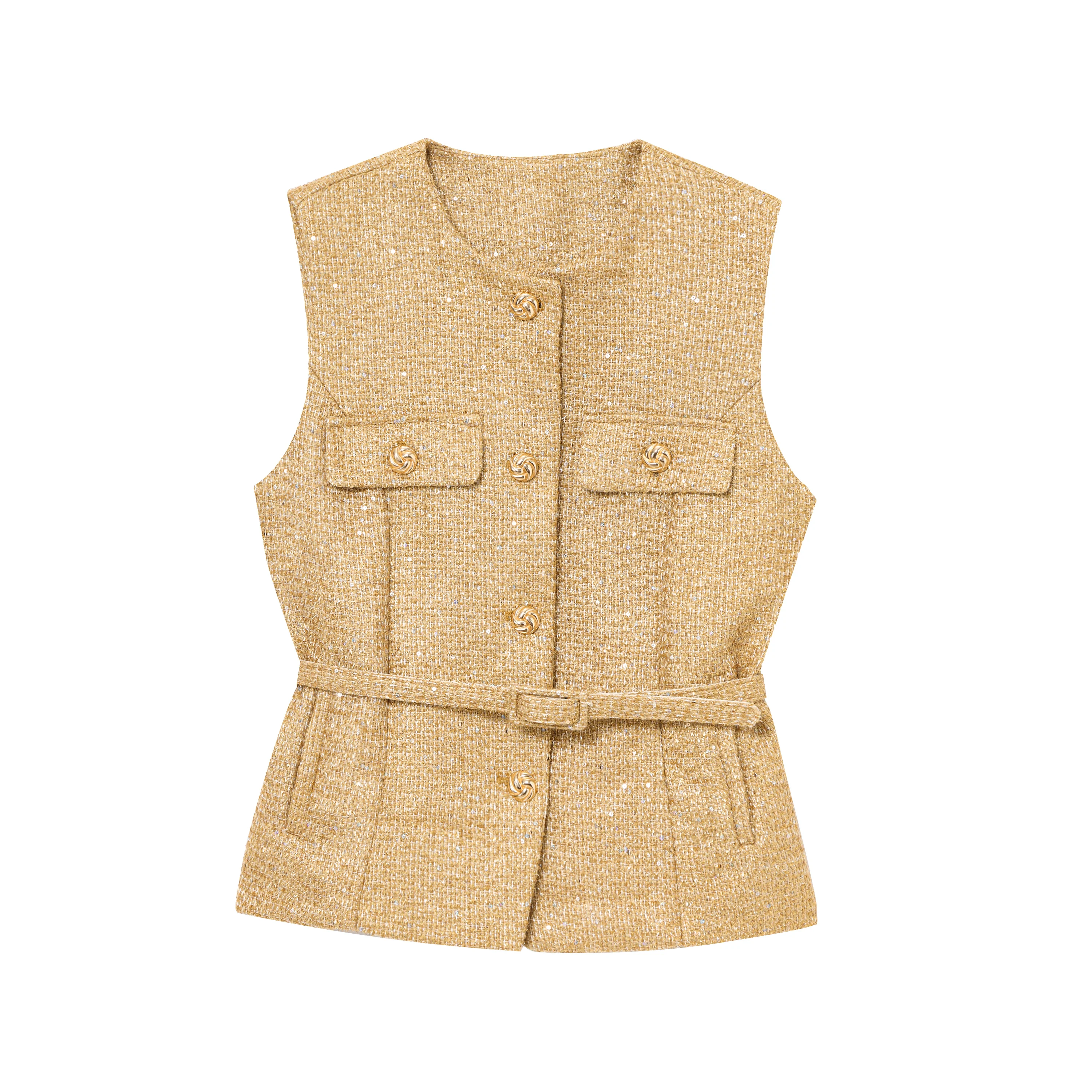 トップス OHGA TWEED VEST Tweed Switching Vest | THEODORIC.dy公式通販 | セオドリックディ