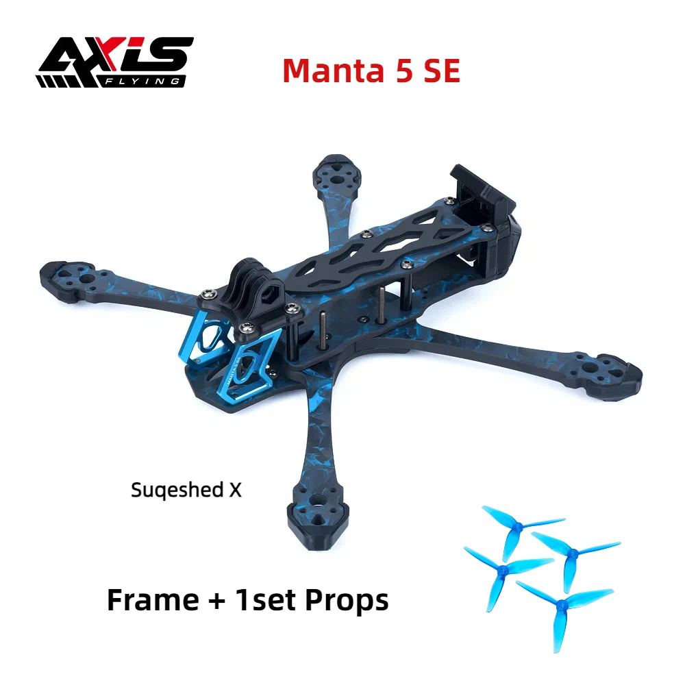 Axisflying Manta 5 SE Frame Suqeshed X For 5 inch FPV Freestyle Cinematic Drone FPV Part drone spare parts