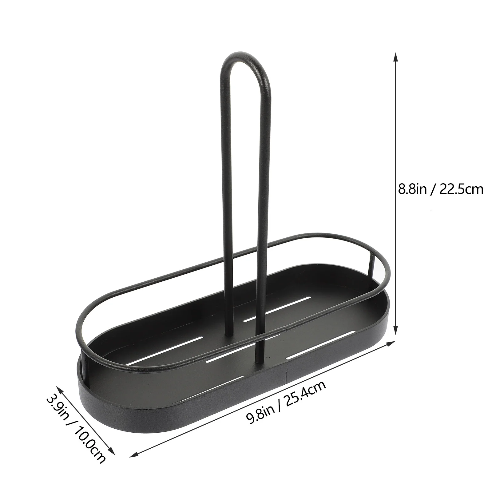 Carbon steel Cup Storage Mount Holder Disposable Glasses Dispenser Papercup Cups Coffee Stand Black