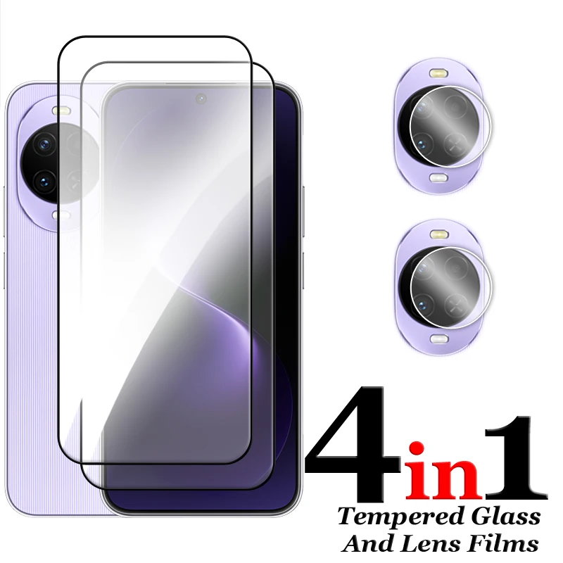 Premium Full Cover Tempered Glass Screen and Camera Lens Protector