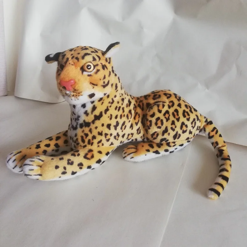

About 38cm Cute toy Leopard Plush Toy Lovely Leopard Soft Doll Toy Birthday Xmas Gift s0568