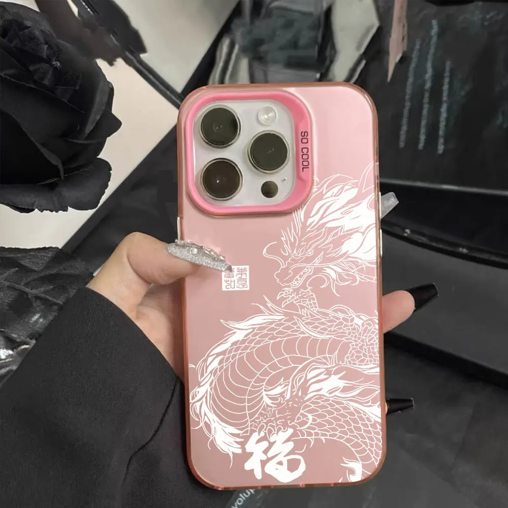 Luxury Shockproof Dragon Phone Case Cover