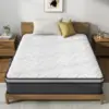 Queen Hybrid Innerspring Mattresses 10 Inch Plush Mattress Foam Spring Mattress Queen Size Mattress Bed in a Box  with Pressure 3