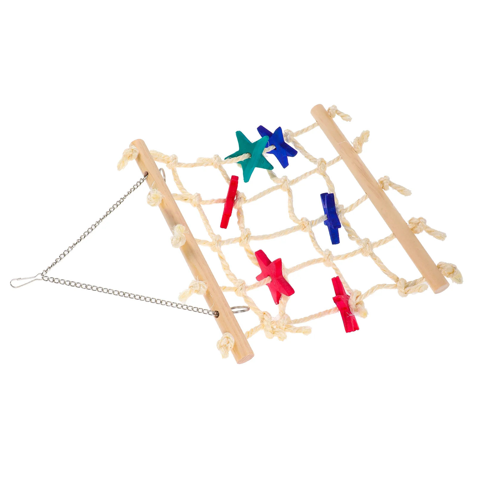

Parrot Climbing Net Bird Cage Toy Rope Toys Hanging Bite-resistant Plaything Interesting