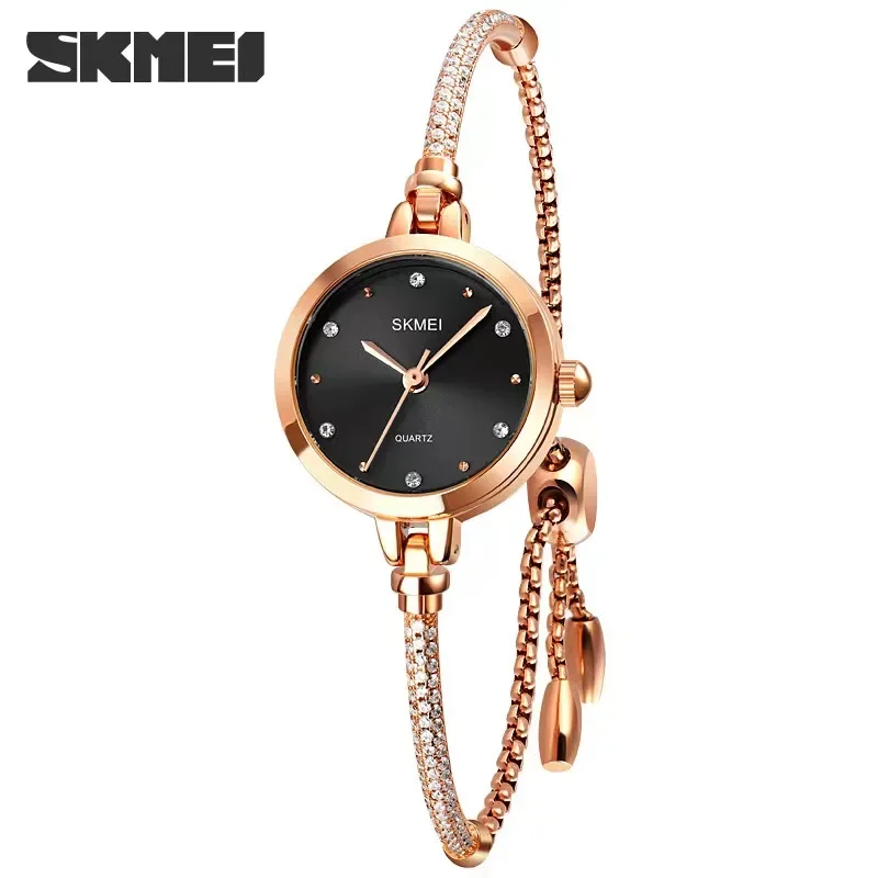 Skmei Fashion Thin Ladies Watches Casual Female Girl Dress Clock 3Bar Waterproof Relogio Feminino Simple Women Quartz Watch 1805