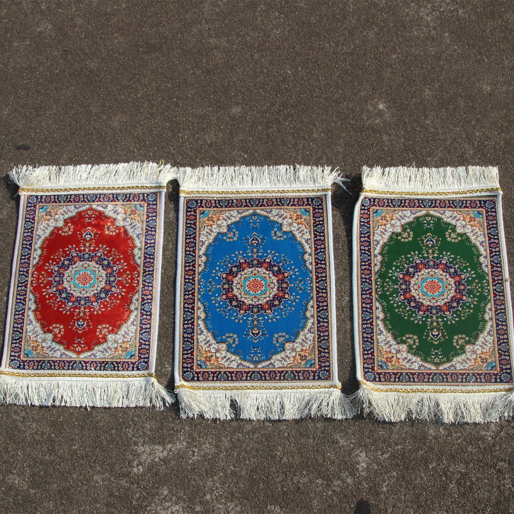 Small Portable 35cm X40cm Muslim Islam Embroidery Kneeling Poly Mat ...