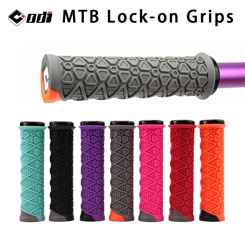Manopole Bici Topcabin Con Doppia Chiusura In Alluminio Per Mountain Bike E BMX - 1 Paio Bianche