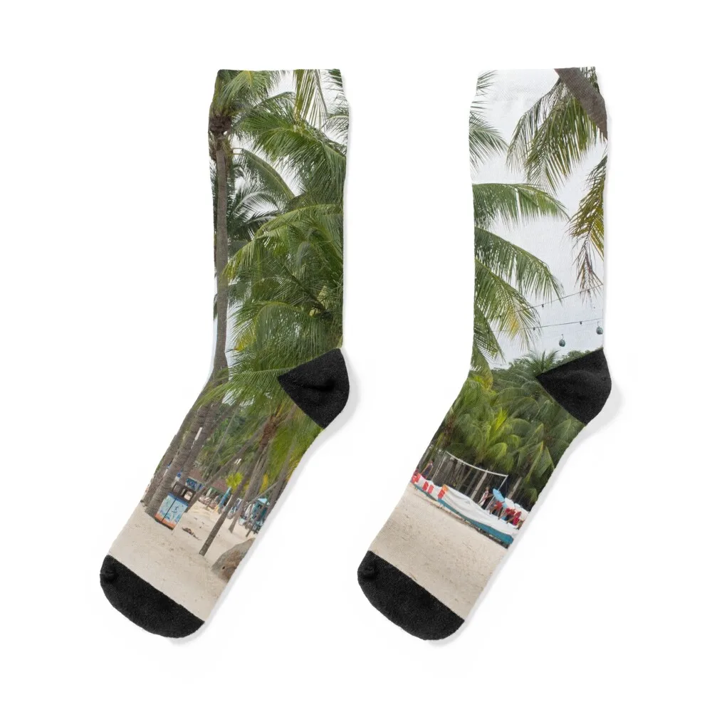 

Sentosa Island Beach Socks shoes winter thermal basketball crazy Luxury Woman Socks Men's