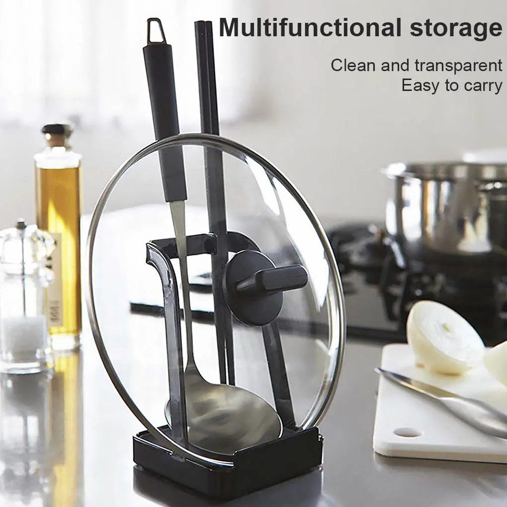 

Домашняя подставка для ковша для хранения супа ложка лоток подставка для крышек лопатка Органайзер кухонная утварь стеллаж для горшков крышка полка белый