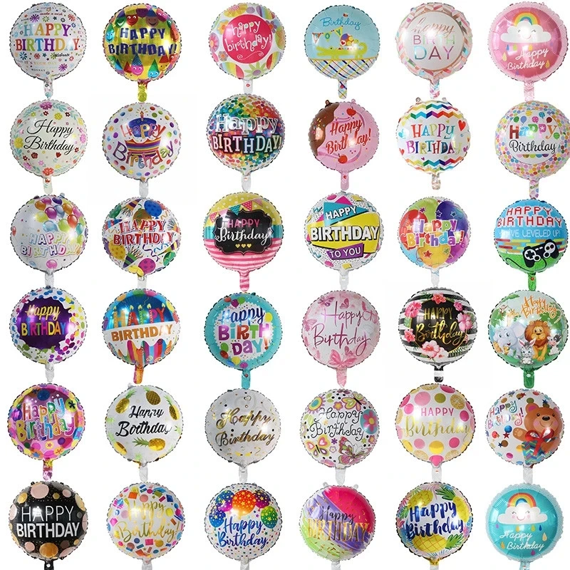 

18inch Fruit Foil Balloon Happy Birthday Balloons Wedding Holiday Festival Party Decoration Kids Toy Baby Shower helium Globos