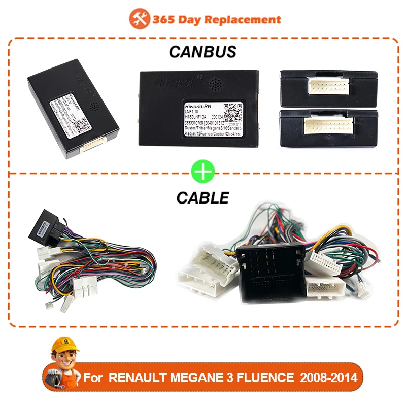 For RENAULT MEGANE 3 2008-2014 FLUENCE Car Radio Canbus Box