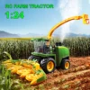 Remote Control Combine Harvester Tractor 2.4Ghz Farm Vehicle Toy with Light Steam Spray for Kids Chiristmas Birthday Gift 1
