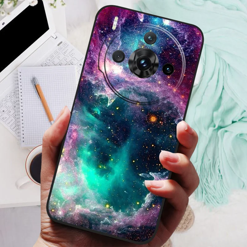 Animal-Print Silicone TPU Protective Case - Wolf and Lion Design, Shockproof Soft Bumper Cover