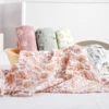 5 Pcs/Set Baby Feeding Bibs Muslin100% Cotton Swaddle Feeding Burp Cloth Newborn Soft Cotton Baby Blanket 60*60cm 4
