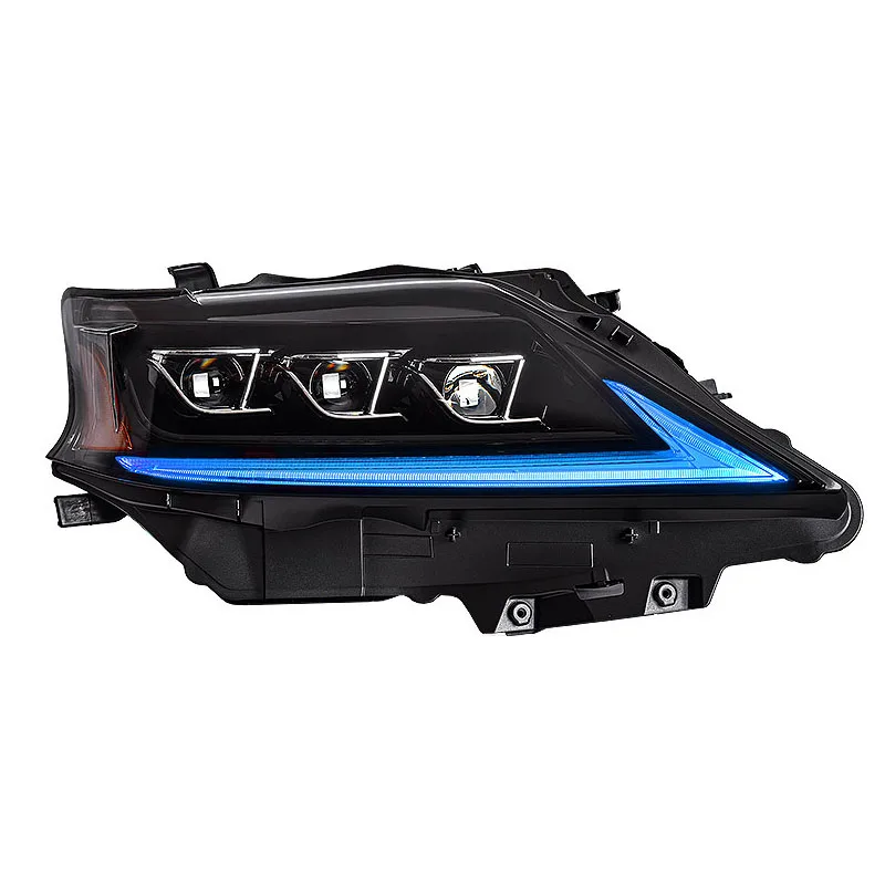 LEXUS RX 2009 2015 헤드 램프, 업그레이드 LED 헤드 라이트, 프론트 라이트 어셈블리, 플러그 앤 플레이 액세서리