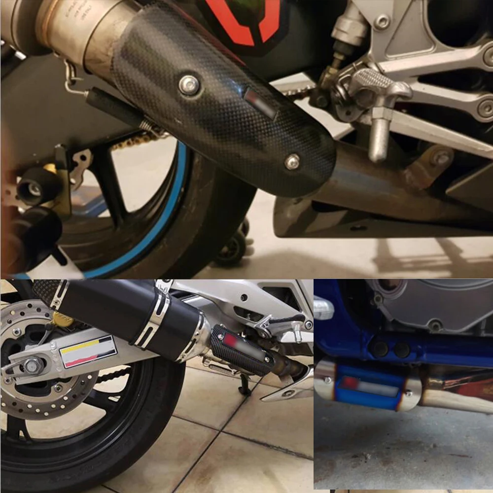 Copertura Del Tubo Di Scarico Del Motociclo Protezione Del Tubo Del Silenziatore Protezione Dello Scudo Termico Copertura Antiscottatura Per Yamaha Lc