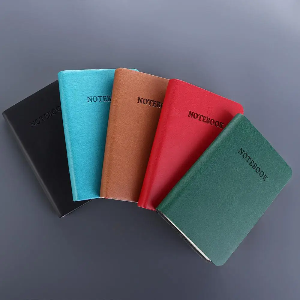 School Office Supplies Thickening Agenda Organizer Business Notepad Pocket Memo Notepad A7 Mini Notebook Diary Notebook