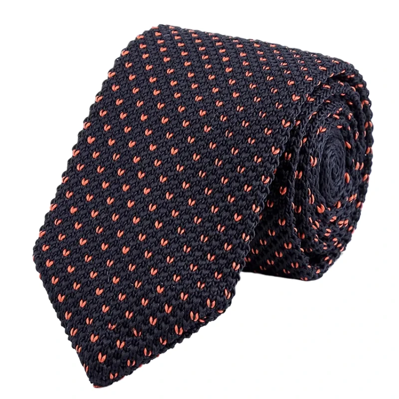Men's Knitted Tie Leisure Triangle Striped Neckties For Man Woven Tie British Style Skinny Cravate For Party Knitting Ties neck ties