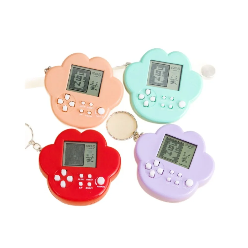 NostalgicTamagotchi 가상 전자 애완동물 열쇠고리, 미니 사이버 디지털 동물 게임기, 어린이를 위한 휴대용 귀여운 장난감 선물